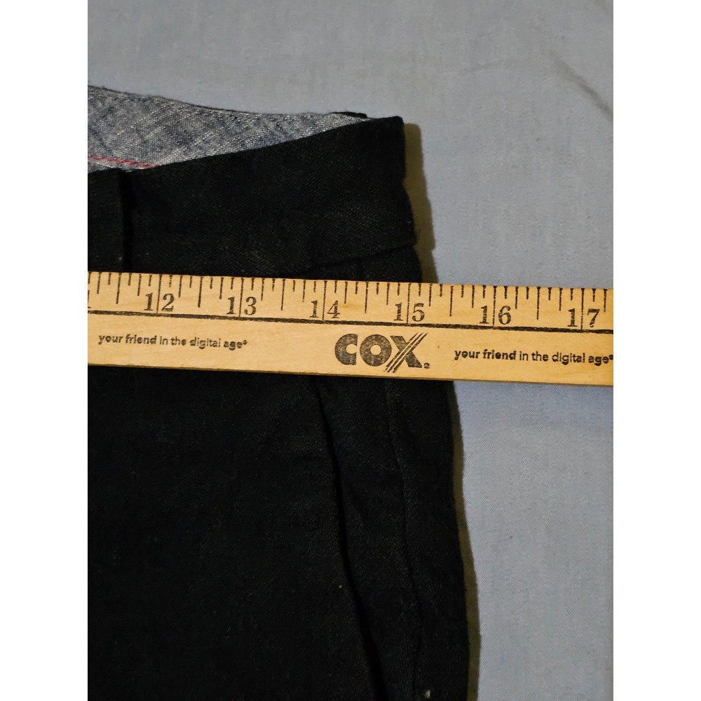 Gustin Navy Chinos Slim Fit Size 30 Japanese Vintage Wool Chinos #179 - Picture 5 of 7